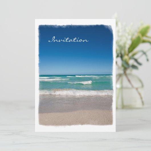 Miami Beach - Einladung (Stehend Vorderseite)