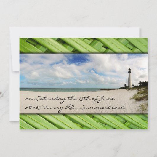 Miami Beach - Einladung (Rückseite)