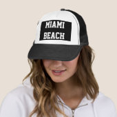 Miami Beach-Fernlastfahrer-Hut Truckerkappe (Beispiel)