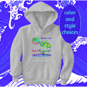 Miami Beach FL farbenfroher Regenschirm mit Sonnen Hoodie