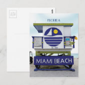 Miami Beach Florida #02 Postkarte (Vorne/Hinten)
