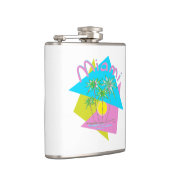 Miami Beach, Florida Abstract Design Flachmann (Rechts)