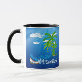 Miami Beach-Florida-Andenken Tasse (Links)