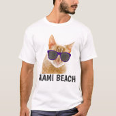 MIAMI BEACH FLORIDA Cat T - Shirt (Vorderseite)