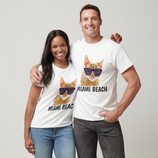 MIAMI BEACH FLORIDA Cat T - Shirt (Unisex)