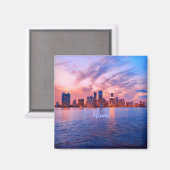 Miami Beach Florida City Skyline Magnet (Vorderseite/Rückseite)