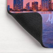 Miami Beach Florida City Skyline Mousepad (Ecke)