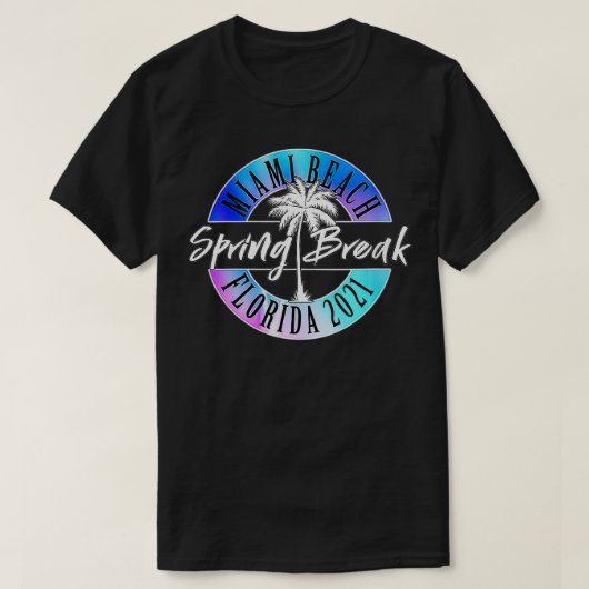 Miami Beach Florida Colle: Frühjahrspause der Frau T-Shirt (Design vorne)