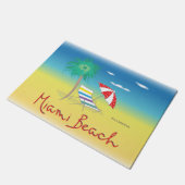 Miami Beach, Florida, Cool Fußmatte (Schrägansicht)