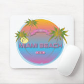 Miami Beach Florida, Est. 1870 Cool Mousepad (Mit Mouse)