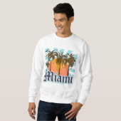 Miami Beach Florida FLA Sweatshirt (Vorne ganz)