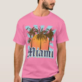 Miami Beach Florida FLA T-Shirt (Vorderseite)