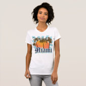 Miami Beach Florida FLA T-Shirt (Vorne ganz)
