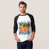 Miami Beach Florida FLA T-Shirt (Vorne ganz)