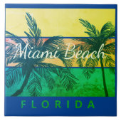 Miami Beach Florida Fliese (Vorderseite)