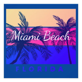 Miami Beach Florida Fotodruck