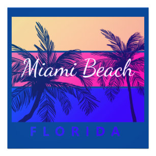Miami Beach Florida Fotodruck