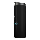 Miami Beach, Florida, Grunge Cool Thermosbecher (Nach rechts gedreht)