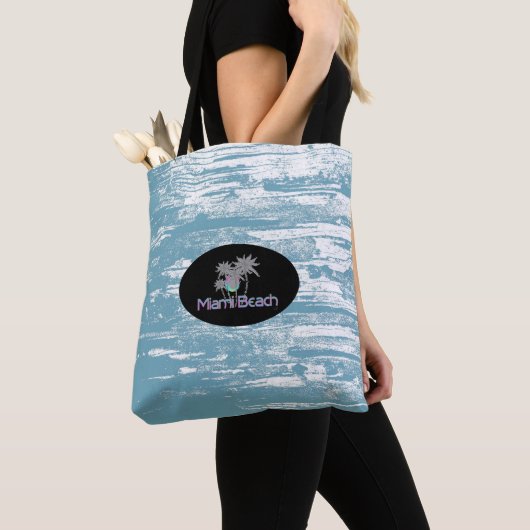 Miami Beach, Florida, Grunge Tropical, Cool Tasche (Von Nahem)