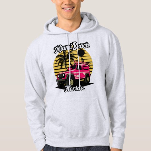 Miami Beach, Florida Hoodie (Vorderseite)