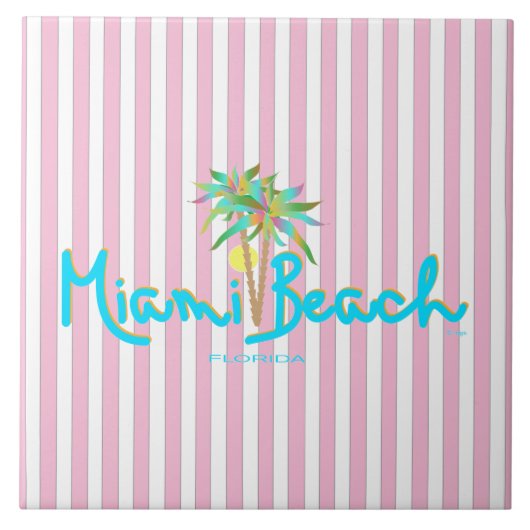Miami Beach, Florida I Liebe Fliese (Vorderseite)