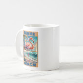 Miami Beach Florida Kaffeetasse (Vorderseite Links)