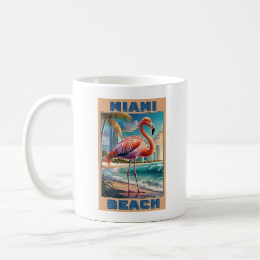 Miami Beach Florida Kaffeetasse (Links)