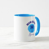 Miami Beach Florida Kaffeetasse (VorderseiteRechts)