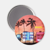 Miami Beach, Florida Magnet (Vorderseite/Rückseite)