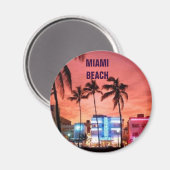 Miami Beach, Florida Magnet (Vorderseite/Rückseite)