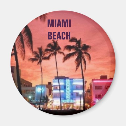Miami Beach, Florida Magnet (Vorne)