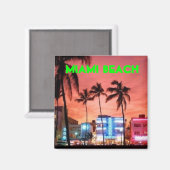 Miami Beach, Florida Magnet (Vorderseite/Rückseite)