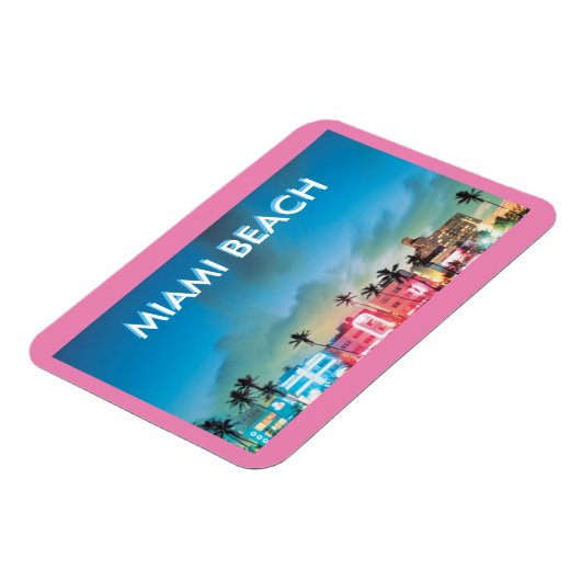 MIAMI BEACH FLORIDA MAGNET (Linke Seite)