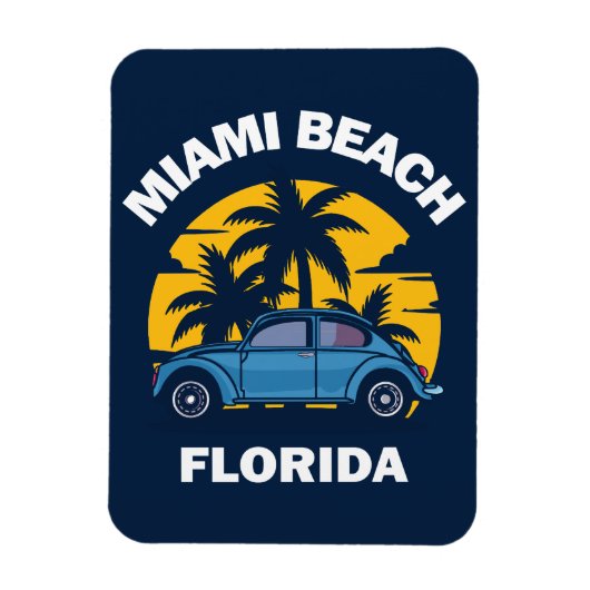 Miami Beach, Florida Magnet (Vertikal)
