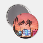 Miami Beach, Florida Magnet (Vorderseite/Rückseite)