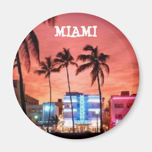 Miami Beach, Florida Magnet (Vorne)