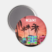 Miami Beach, Florida Magnet (Vorderseite/Rückseite)