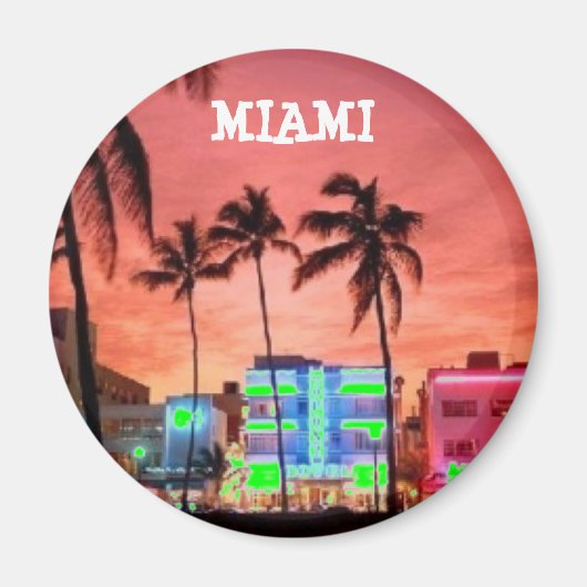 Miami Beach, Florida Magnet (Vorne)