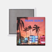 Miami Beach, Florida Magnet (Vorderseite/Rückseite)