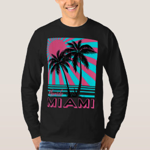 Miami Beach Florida Miami Palm Trees T-Shirt