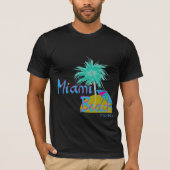 Miami Beach Florida Palm Fun Sun Cool T-Shirt (Vorderseite)