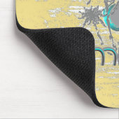 Miami Beach, Florida, Palmen, Grunge Cool Mousepad (Ecke)