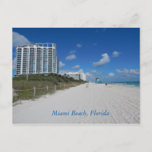 Miami Beach Florida Postcard Postkarte