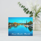 Miami Beach Florida Postcard Postkarte (Stehend Vorderseite)