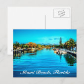 Miami Beach Florida Postcard Postkarte (Vorne/Hinten)