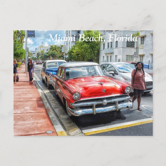 Miami Beach Florida Postcard Postkarte (Vorderseite)