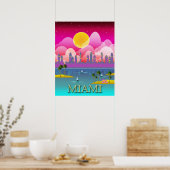 Miami Beach Florida Poster (Küche)