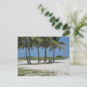 Miami Beach Florida Postkarte (Stehend Vorderseite)