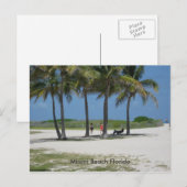 Miami Beach Florida Postkarte (Vorne/Hinten)