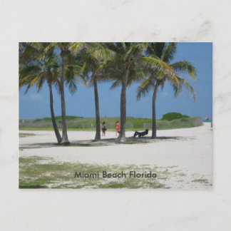 Miami Beach Florida Postkarte